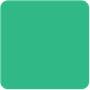 緑色の丸みを帯びた四角